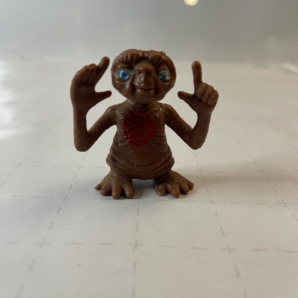 Vintage 1982 ET The Extra Terrestrial LJN PVC Mini Figure Movie Toy 2 Inch